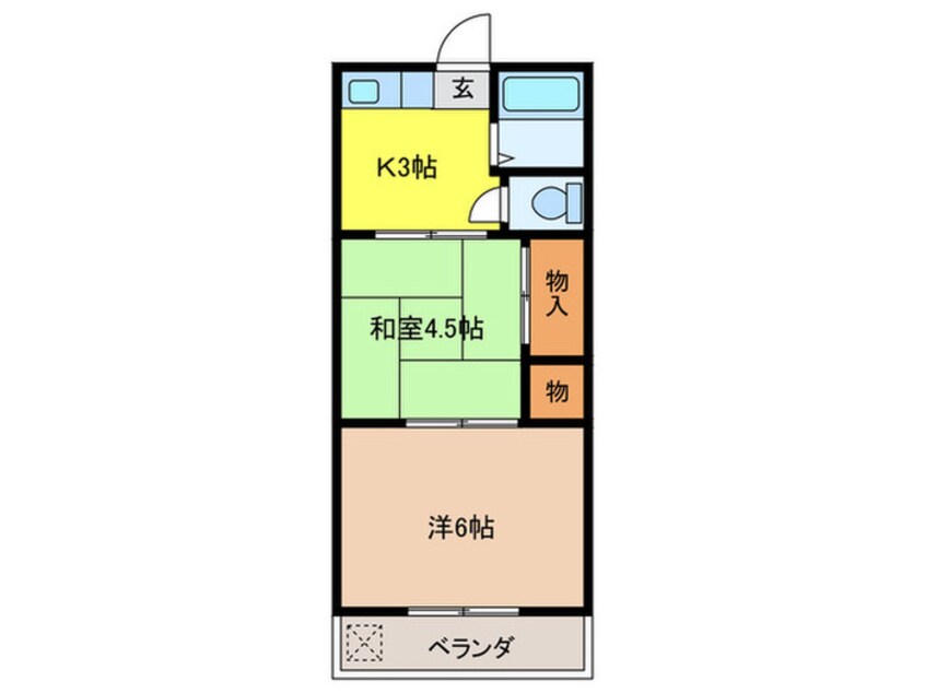 間取図 グリーンコーポ