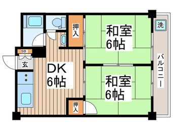 間取図 高野台ハイツ