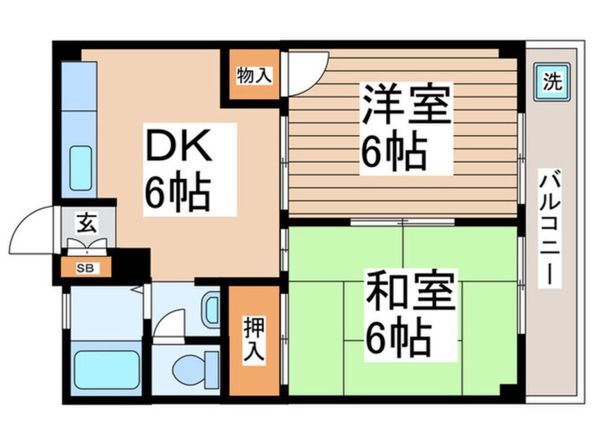 間取図 高野台ハイツ