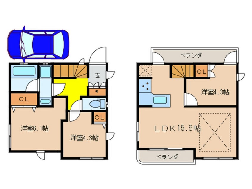 間取図 船橋2丁目戸建