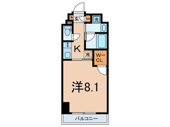 間取図 レジデンス北大塚（803）