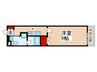 クオリア国立 1Kの間取り