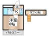 ロイヤルハイツみのり台 1Kの間取り