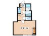 ベリエ池袋本町 1Kの間取り