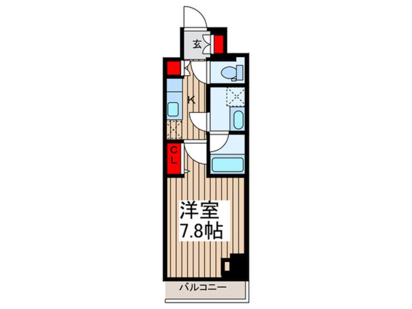 間取図 レアライズ浅草Ⅴ