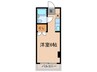 土橋マンション 1Rの間取り