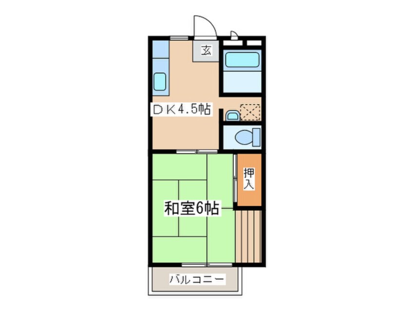 間取図 サンリバティⅥ