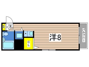 間取図 ﾋﾞｯｸﾞｳﾞｧﾝｽﾃｲﾂ伊勢佐木南第２