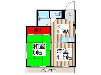 間取図 ハイツヒロ