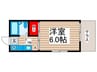 ハイツＢＲＯＳ 1Kの間取り