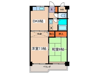 間取図 プレステージ