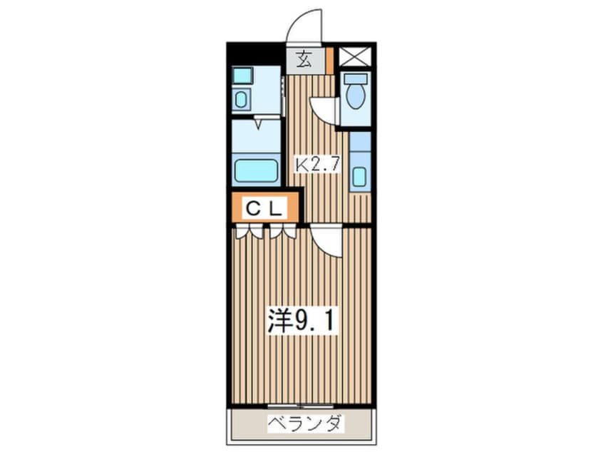 間取図 パラシオン平塚