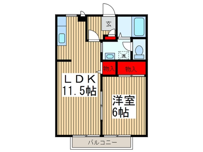 間取り図 リヴ２号館