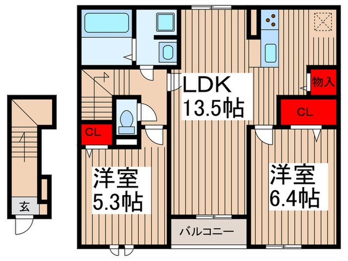 間取り図 グラン　エスターテ