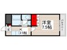 グレース・ガーデン 1Kの間取り