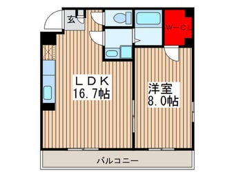 間取図 ｱﾝﾌﾟﾙｰﾙﾌｪｰﾙﾍﾞﾙﾂﾘｰⅢ