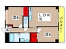 NTマンション 2LDKの間取り
