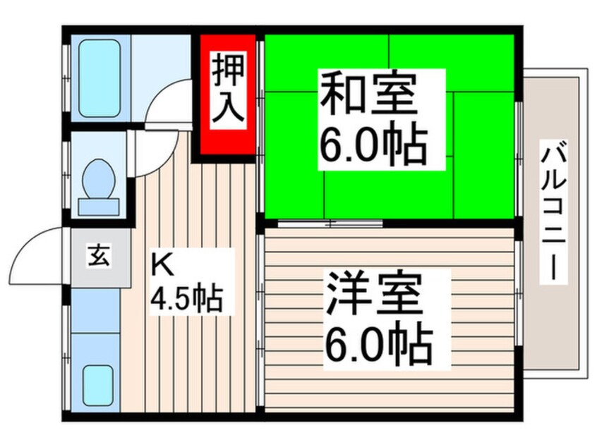 間取図 ハイツジュライ