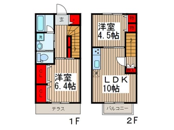 間取図 パラソルかすみ