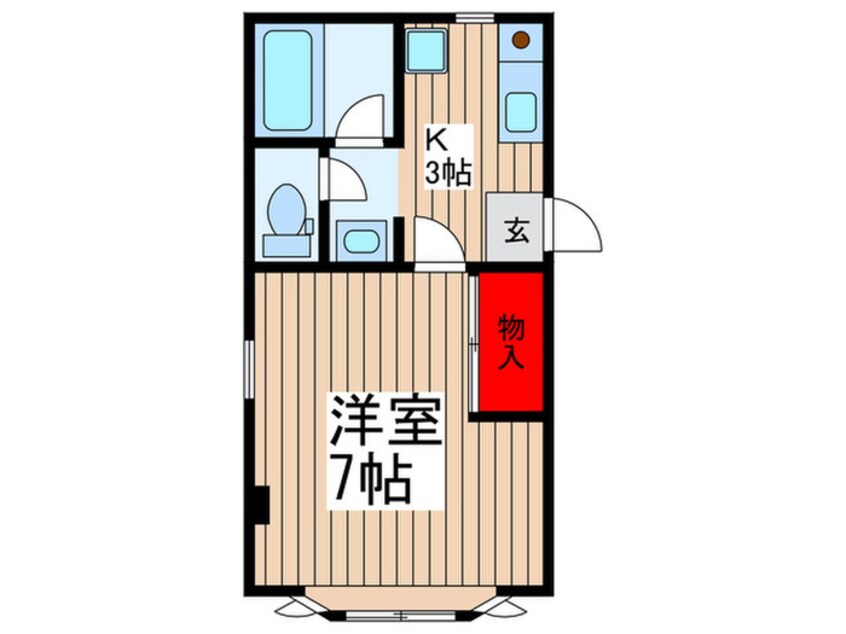 間取図 ハイツ領家