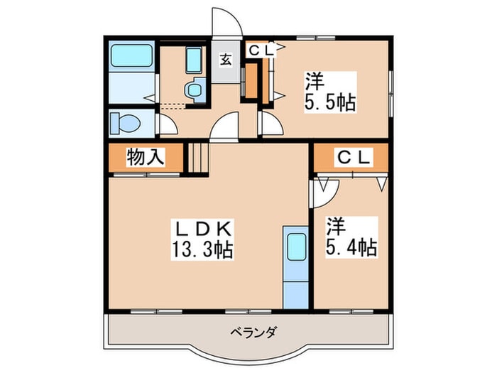 間取り図 コ－ト・グランシャリオ