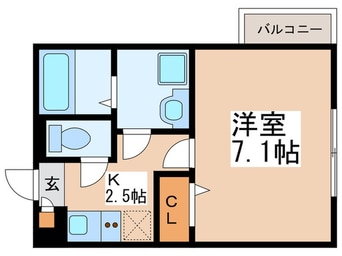 間取図 アムール　グリーン