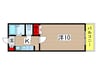 メゾン高栄Ｆ 1Kの間取り