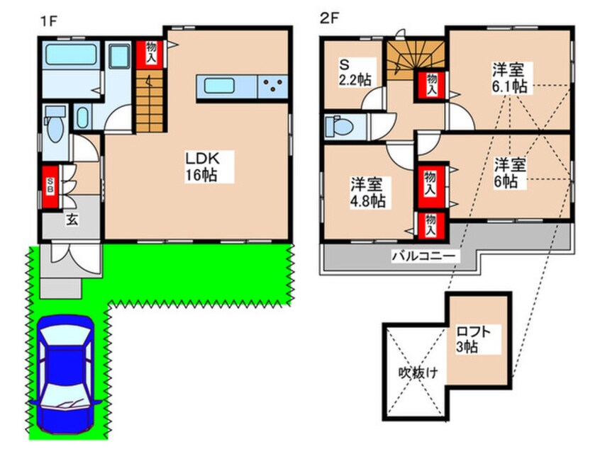 間取図 Kolet国立谷保#08