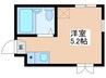 ライフピア東中野B棟 1Rの間取り