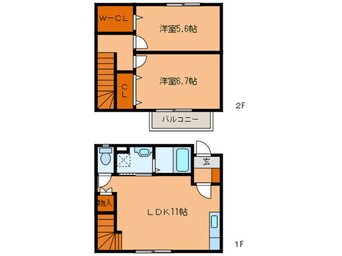 間取図 ＦｏｒｅｓｔＭａｉｓｏｎ　Ｊ