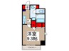 ＷＩＮＧ　ＣＯＵＲＴⅢ 1Kの間取り