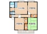 ルネッサンス 3DKの間取り