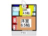ア－バンハイム吉敷 1DKの間取り