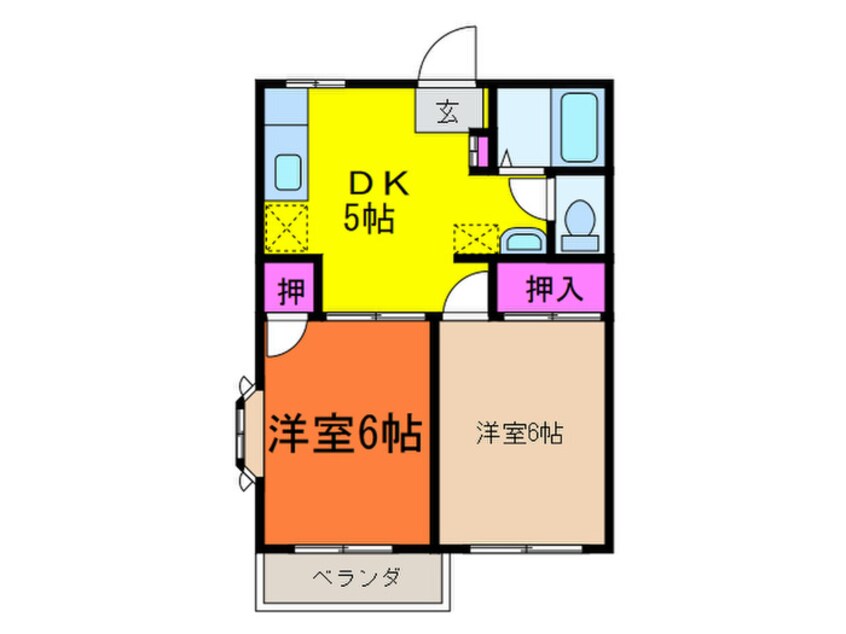 間取図 アップルハウス３