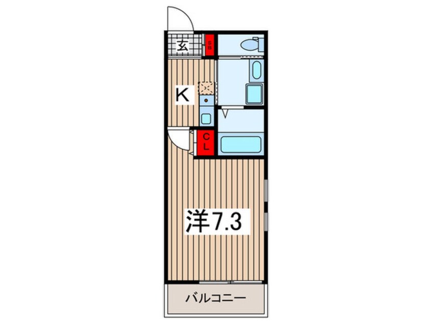 間取図 仮)Ｎ.プライム宮原