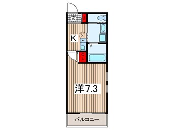 間取図 仮)Ｎ.プライム宮原