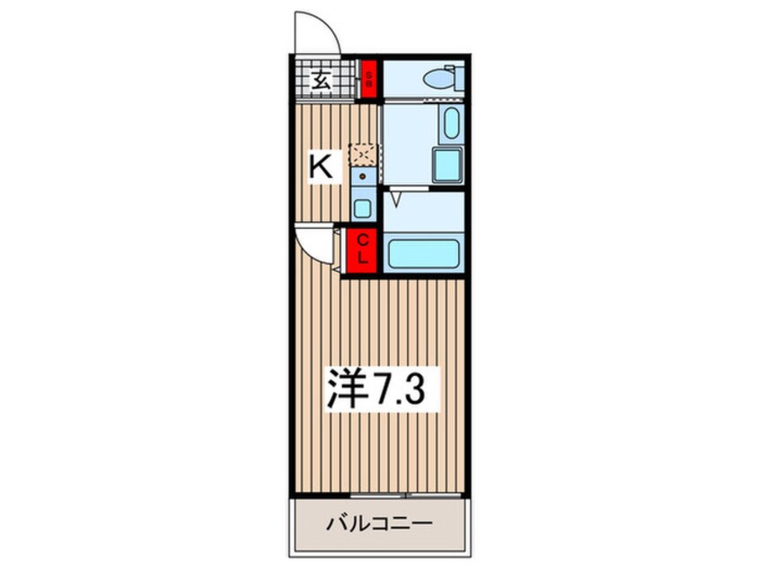 間取図 仮)Ｎ.プライム宮原