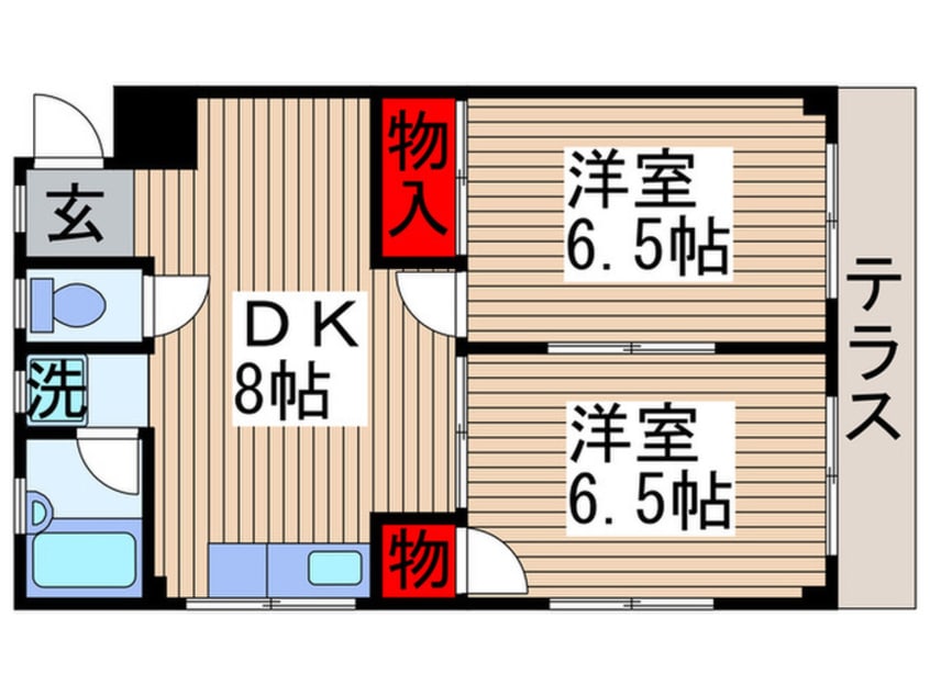 間取図 サンライズパレス１