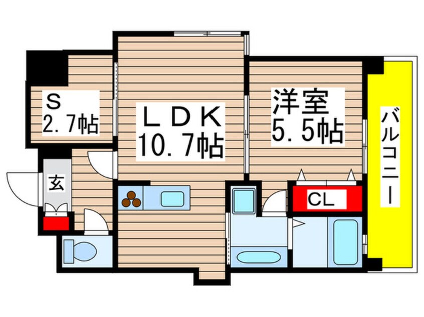 間取図 ガレット