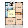 吉田マンションＡ棟 3DKの間取り