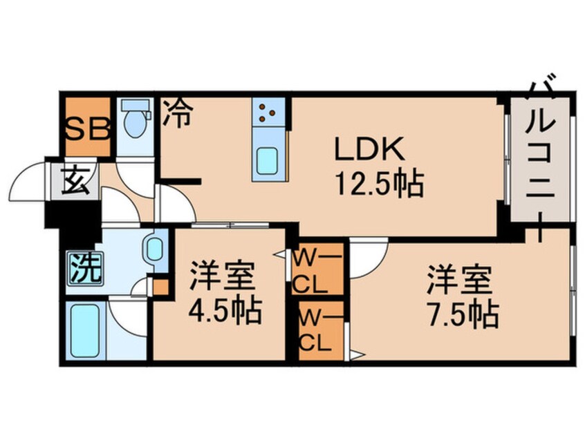 間取図 アーバンパーク梅島