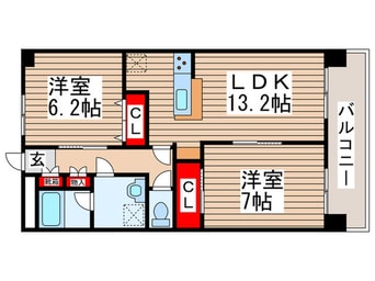 間取図 オアシスＦ棟