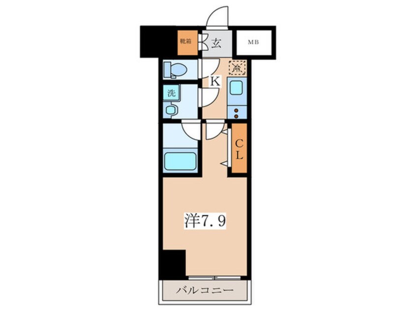 間取図 ブライズ板橋CREVISTA(810)