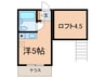 ドエルＴ 1Rの間取り