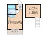 ドエルＴ 1Rの間取り