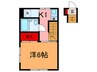 ハイホ－ム 1Kの間取り