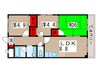 ルミエル稲毛 3LDKの間取り