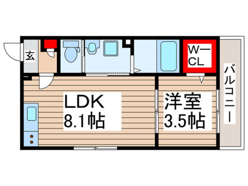 間取図 シティハウス八潮