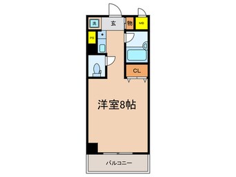 間取図 ｺﾝﾌｫ-ﾙ勝どき