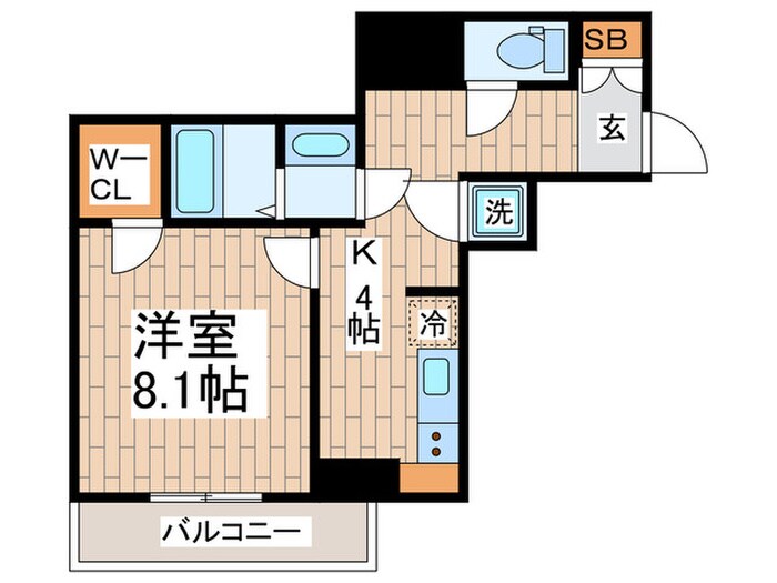 間取り図 オリーブガーデン調布